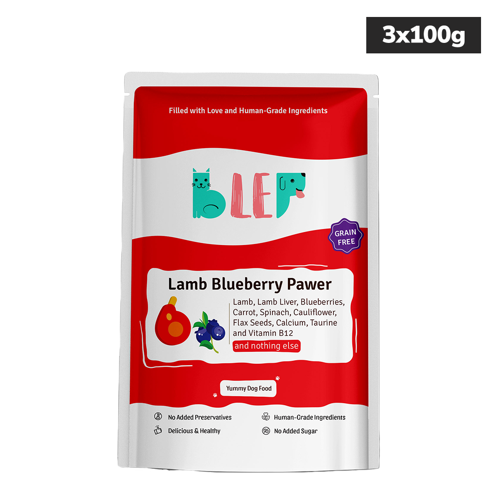 BLEP Lamb Blueberry Pawer Dog Wet Food (100g) image 6