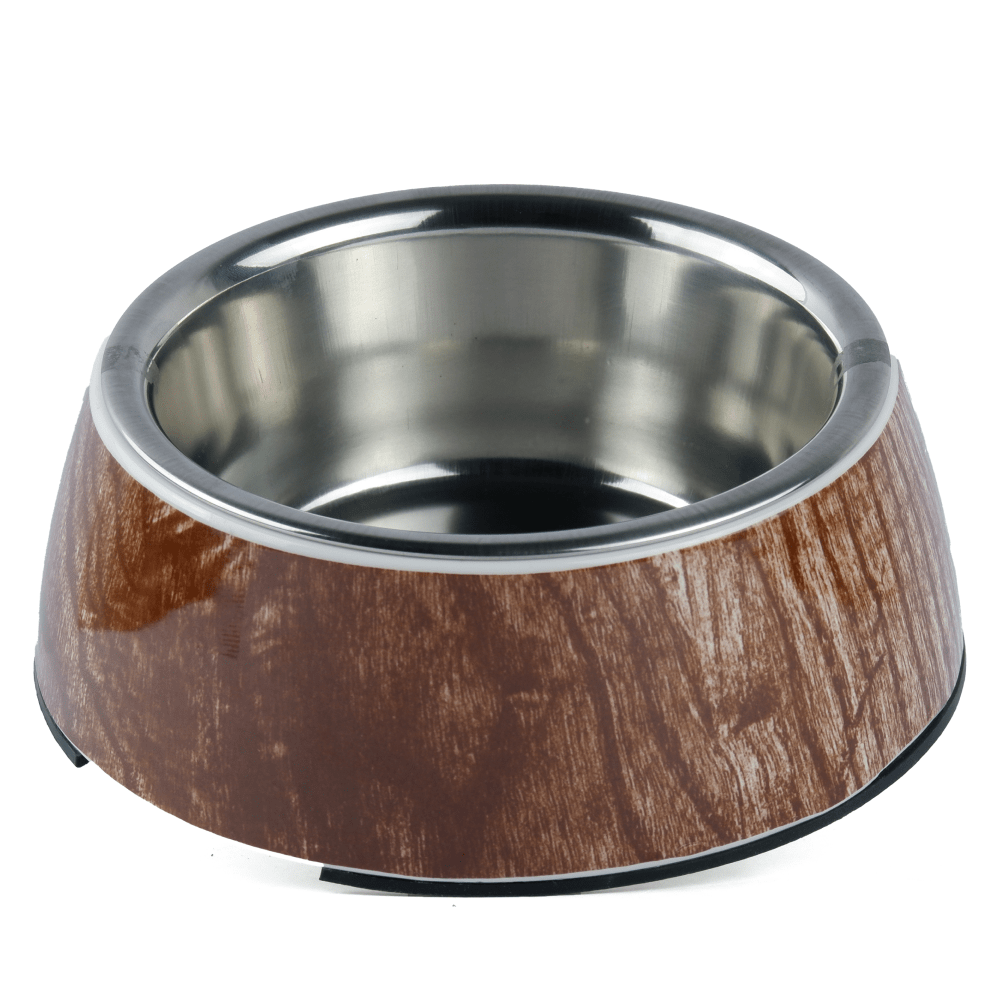 Basil Wooden Print Melamine Bowl for Dogs and Cats image 4