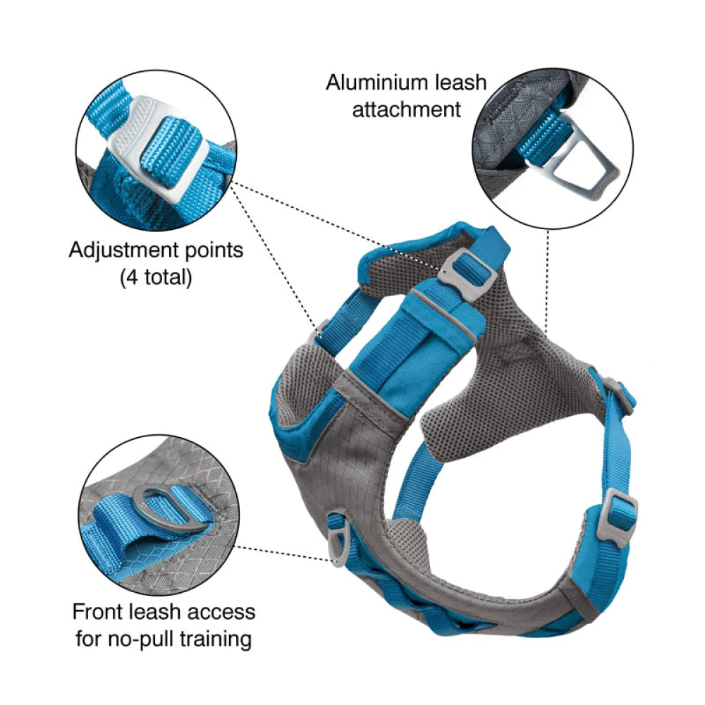 Kurgo Journey Air Harness for Dogs (Coastal Blue) image 2