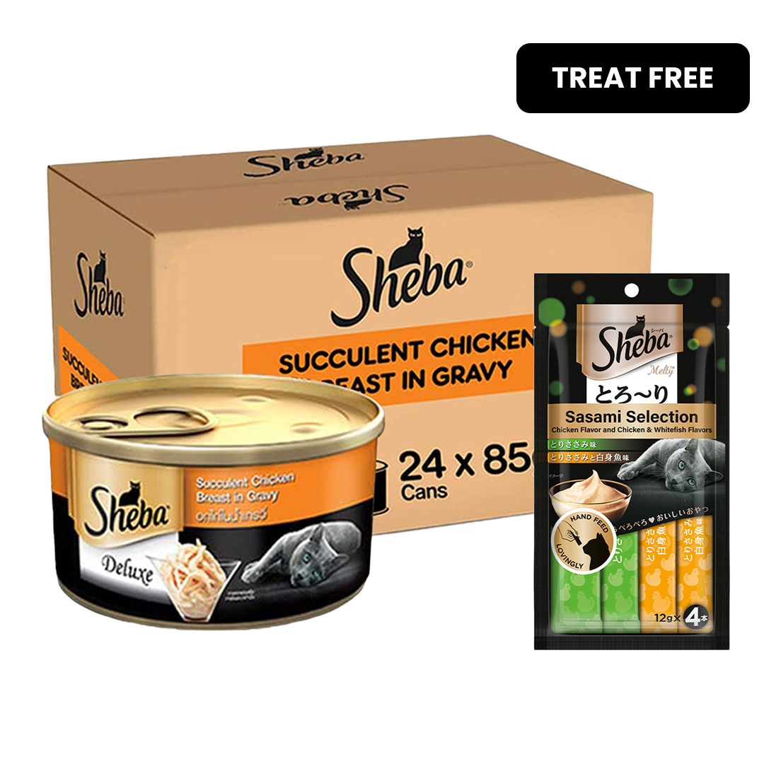 Sheba Complete Nutrition Succulent Chicken Breast In Gravy Cat Wet Food image 2