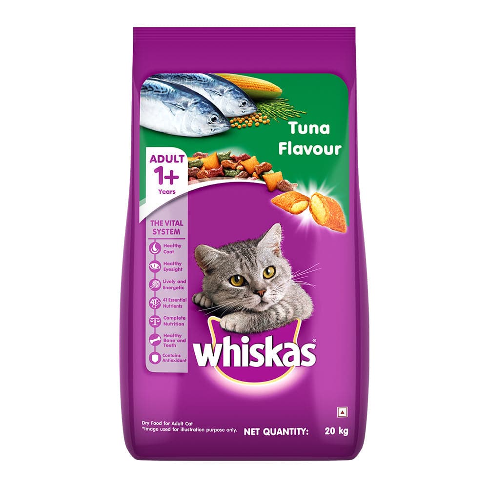Whiskas Tuna in Jelly Meal Adult Cat Wet Food and Tuna Flavour Adult Cat Dry Food Combo image 6