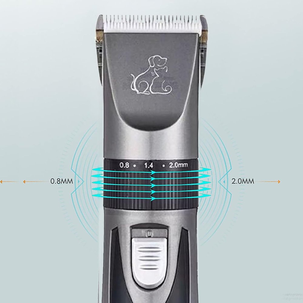 PetVogue Unisex Kit Clipper with Low Noise Rechargeable Hair Trimmer for Dogs and Cats image 5