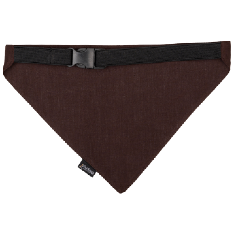 Petsnugs Security Bandana for Dogs and Cats (Coffee Brown) image 4