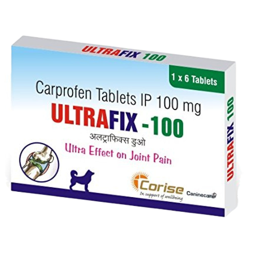 Corise Ultrafix Duo 100mg Tablet (Carprofen) for Dogs