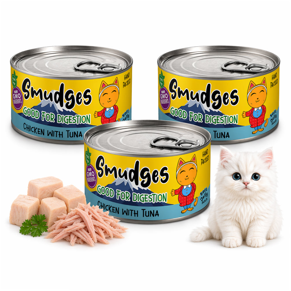 Smudges Chicken Flakes with Tuna in Soft Jelly Adult Cat Wet Food image 5
