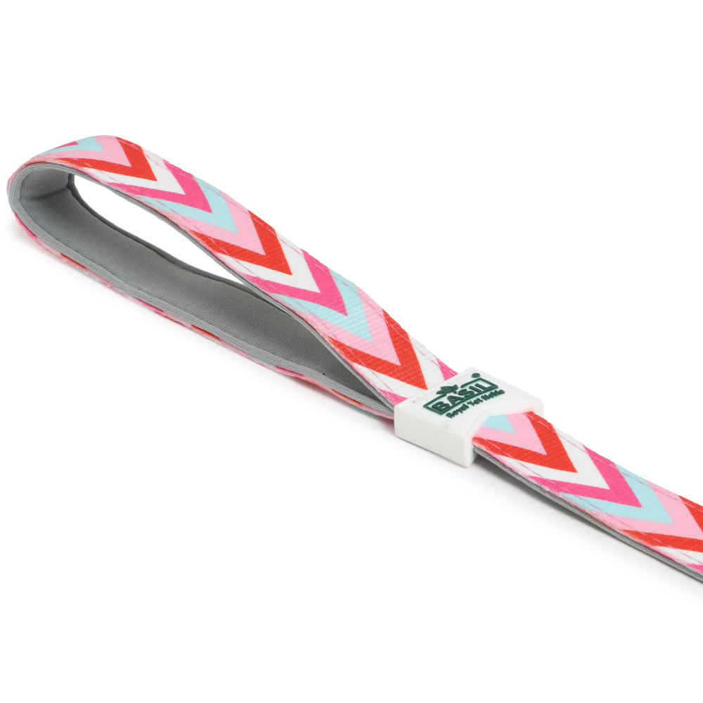 Basil Printed Leash for Dogs and Cats (Pink) image 7