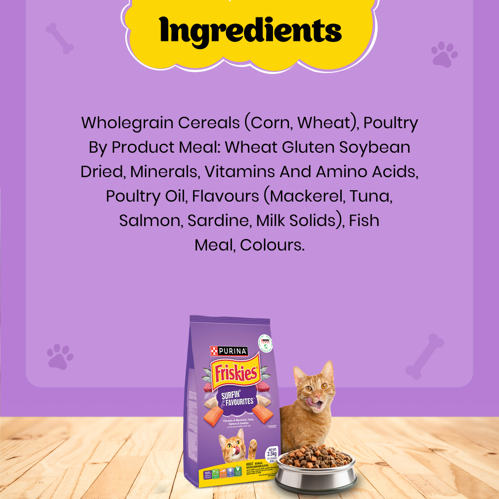 Friskies Surfin Cat Dry Food and Purina Felix Chicken with Jelly Adult Cat Wet Food Combo image 6