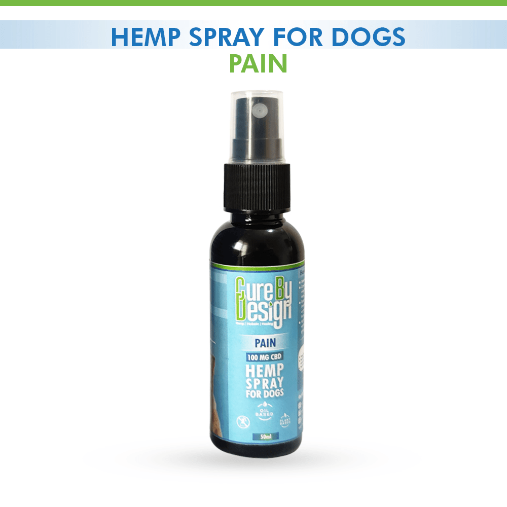 Cure By Design 100mg CBD Pain Hemp Spray for Dogs image 4