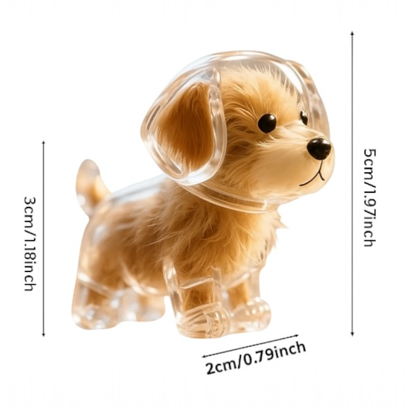 Talking Dog Club Standing Dog Hair Keepsake Capsule Key Chain image 5
