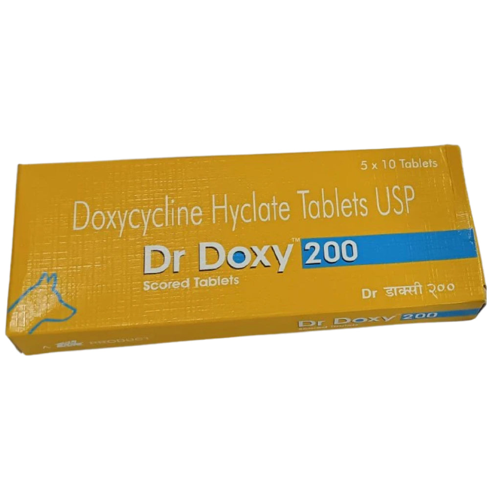 Ttk Dr Doxy 200mg (Doxycycline Hyclate) Tablet for Dogs and Cats