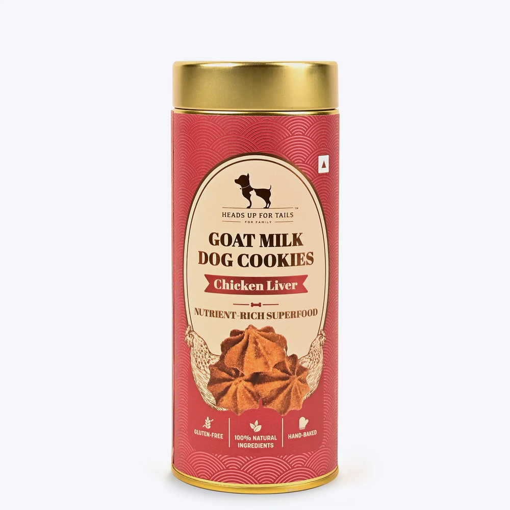 HUFT Gluten Free Goat Milk & Chicken Liver Cookie Dog Treats