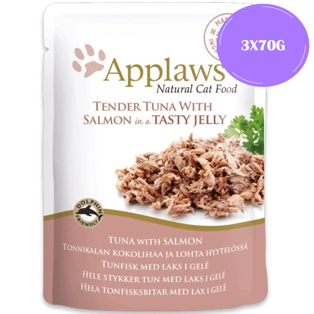 Applaws Tuna with Salmon in Tasty Jelly Pouch Cat Wet Food image 4