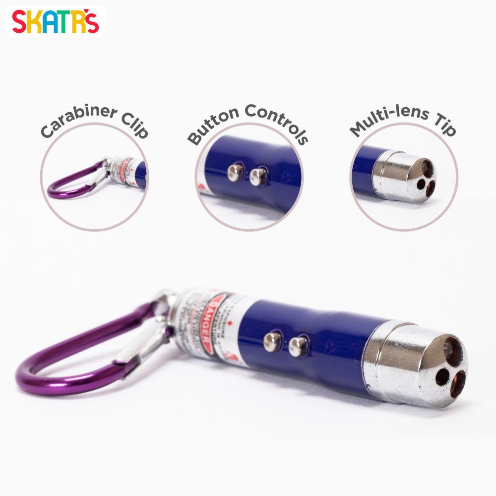Skatrs Laser Light Toy for Cat (Purple) image 2