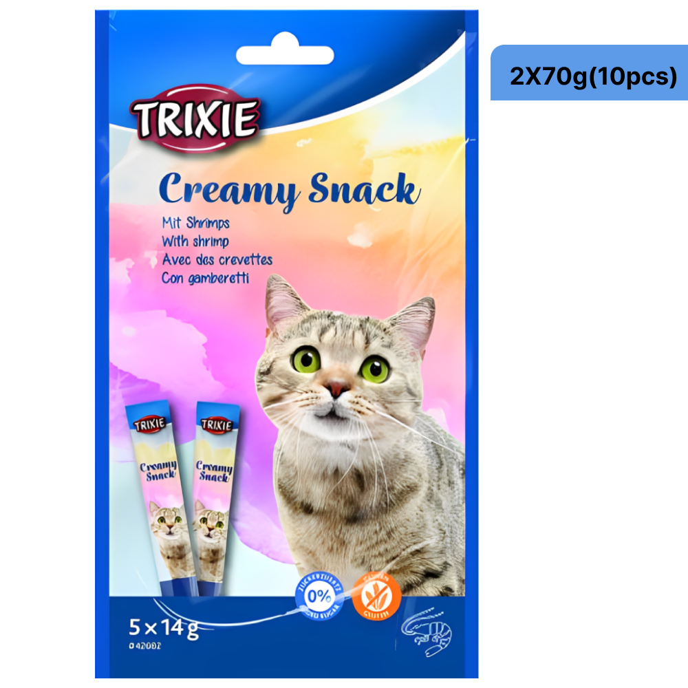 Trixie Snack with Shrimp Creamy Cat Treat image 7