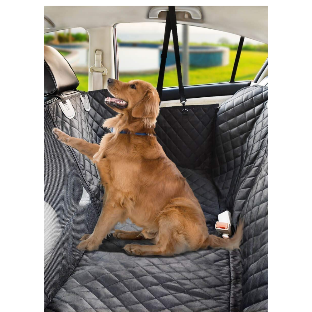 Fluffy's Kozi Pet Hatchback Car Seat Cover for Dogs and Cats (Black) image 4
