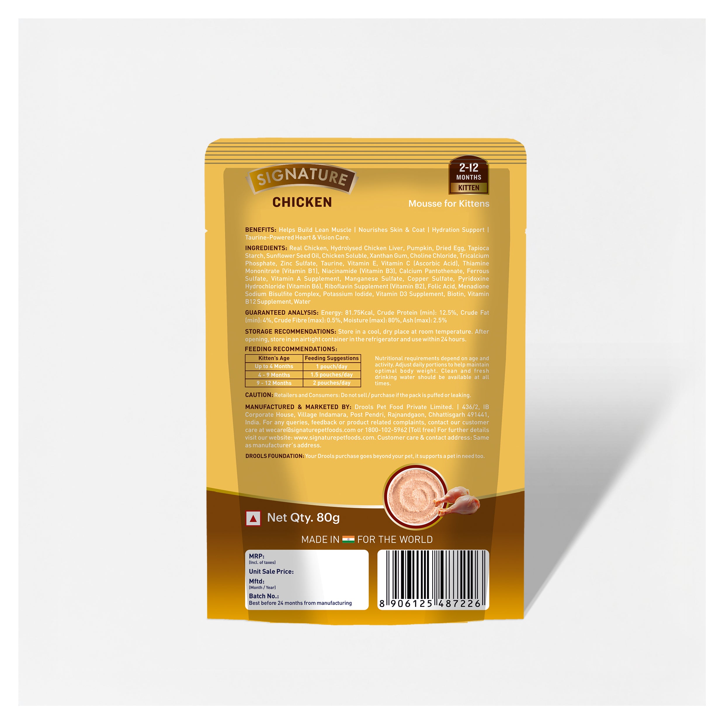 Signature Grain Zero Chicken Mousse Adult Cat Wet Food image 8