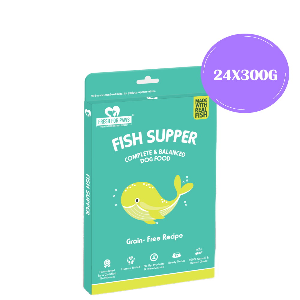 Fresh For Paws Fish Supper Dog Wet Food (300g) image 10