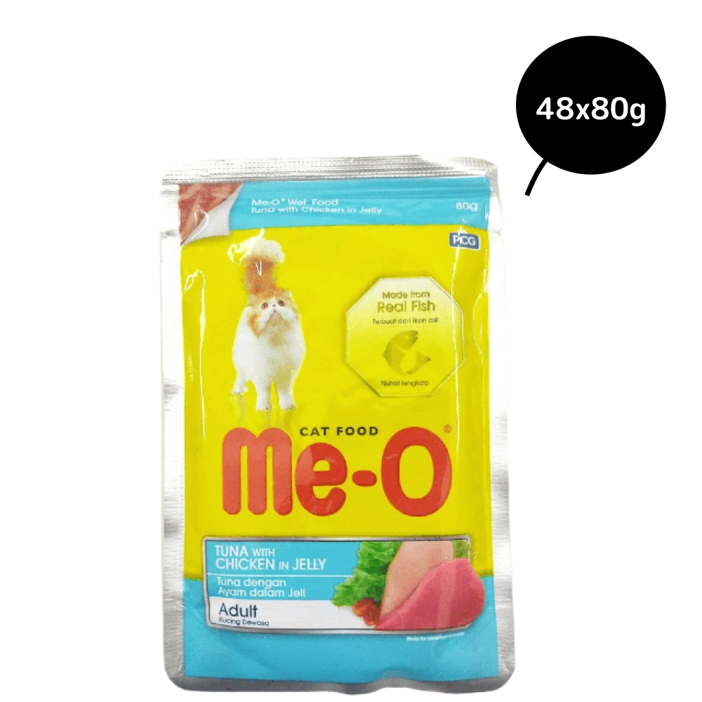 Me O Tuna & Chicken In Jelly Adult Cat Wet Food image 6