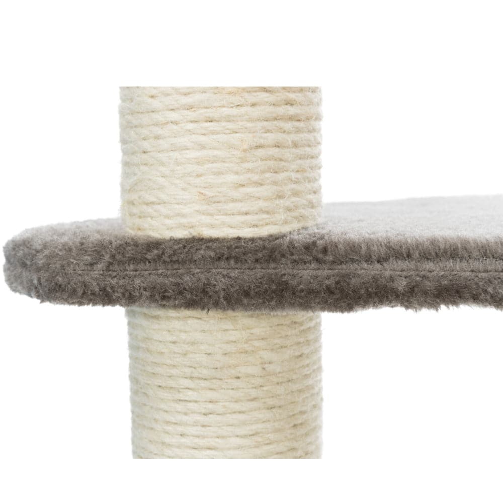 Trixie Altea Scratching Wave on Post with Paw Print for Cats (White/Grey) image 5