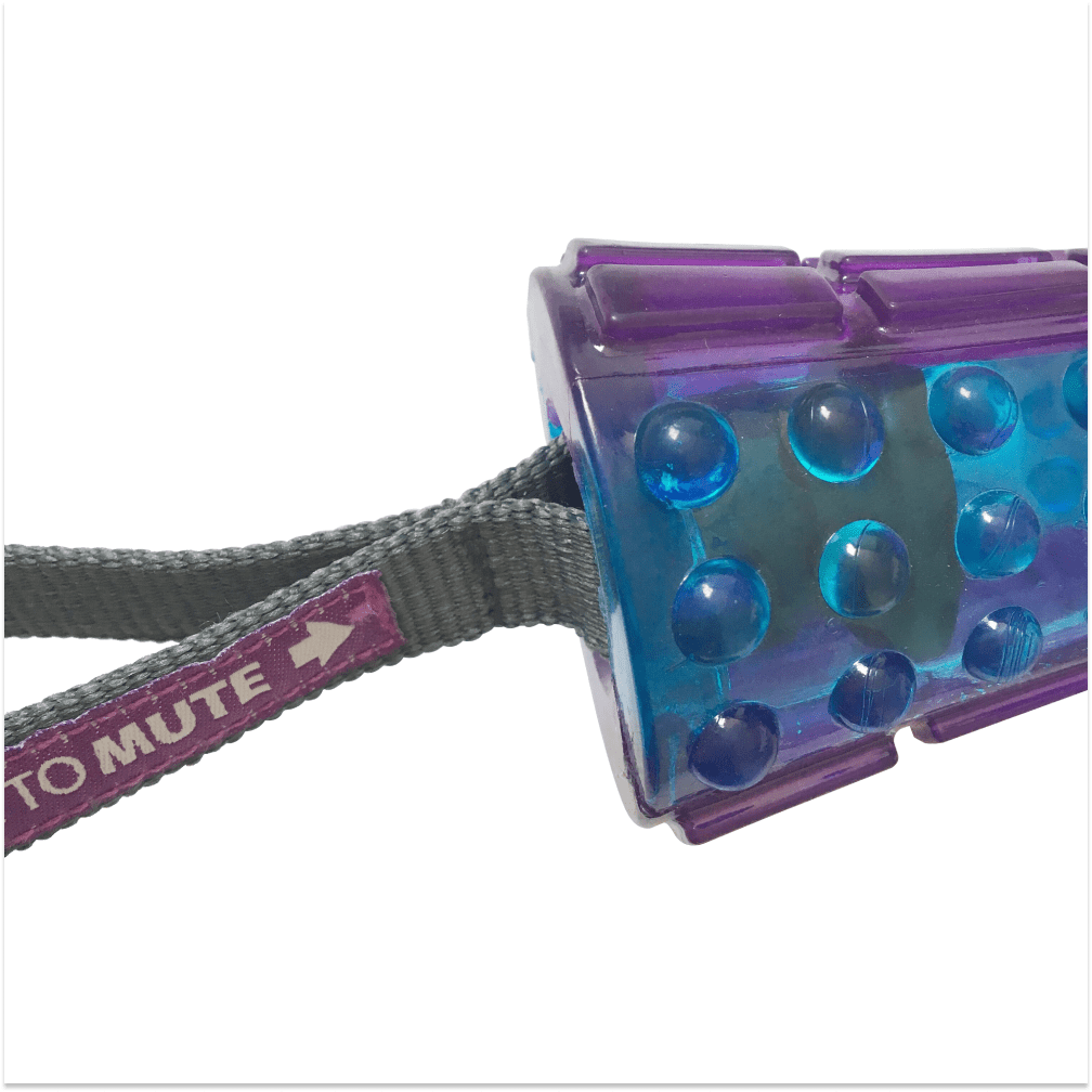 GiGwi Push To Mute Johnny Stick for Dogs (Purple/Blue) image 5