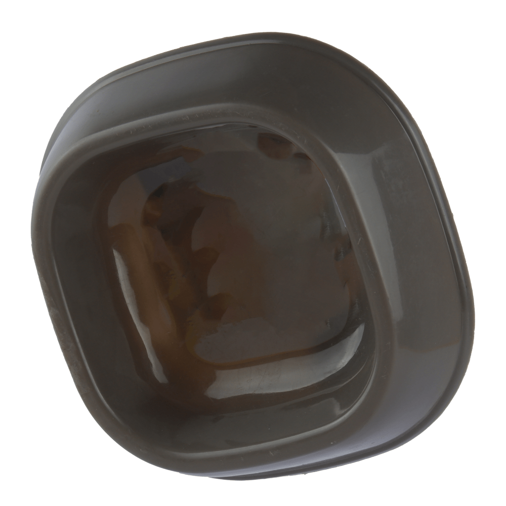 M Pets Plastic Single Bowl for Cats (Grey) image 3