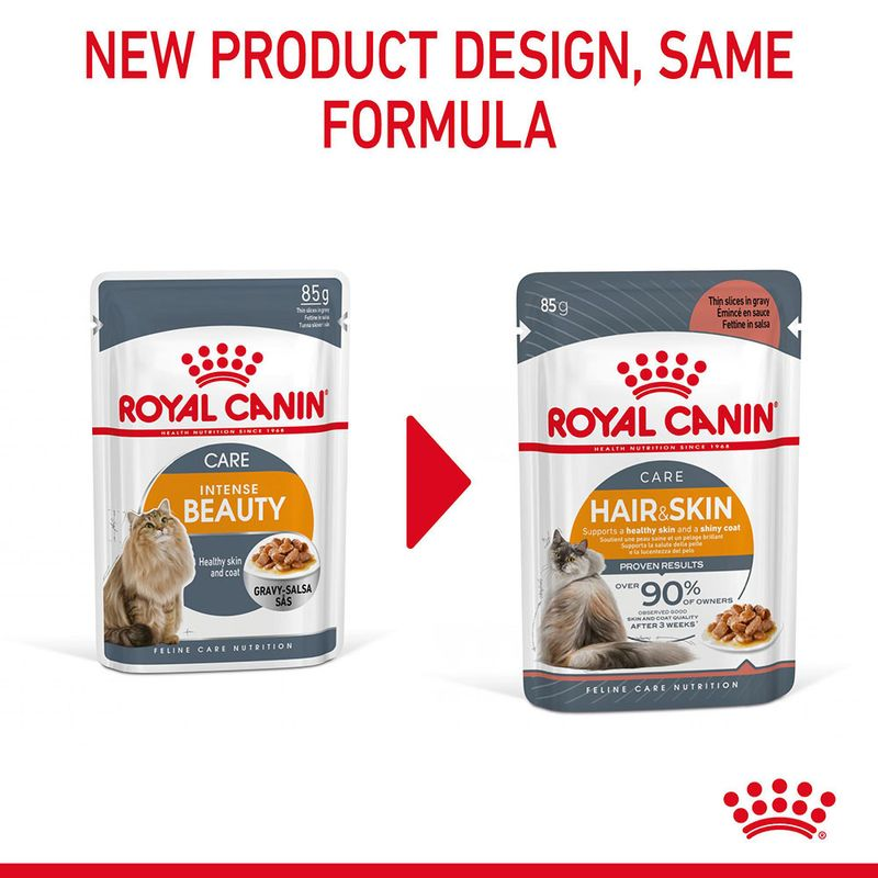 Royal Canin Hair & Skin Care Adult Gravy Cat Wet Food image 6
