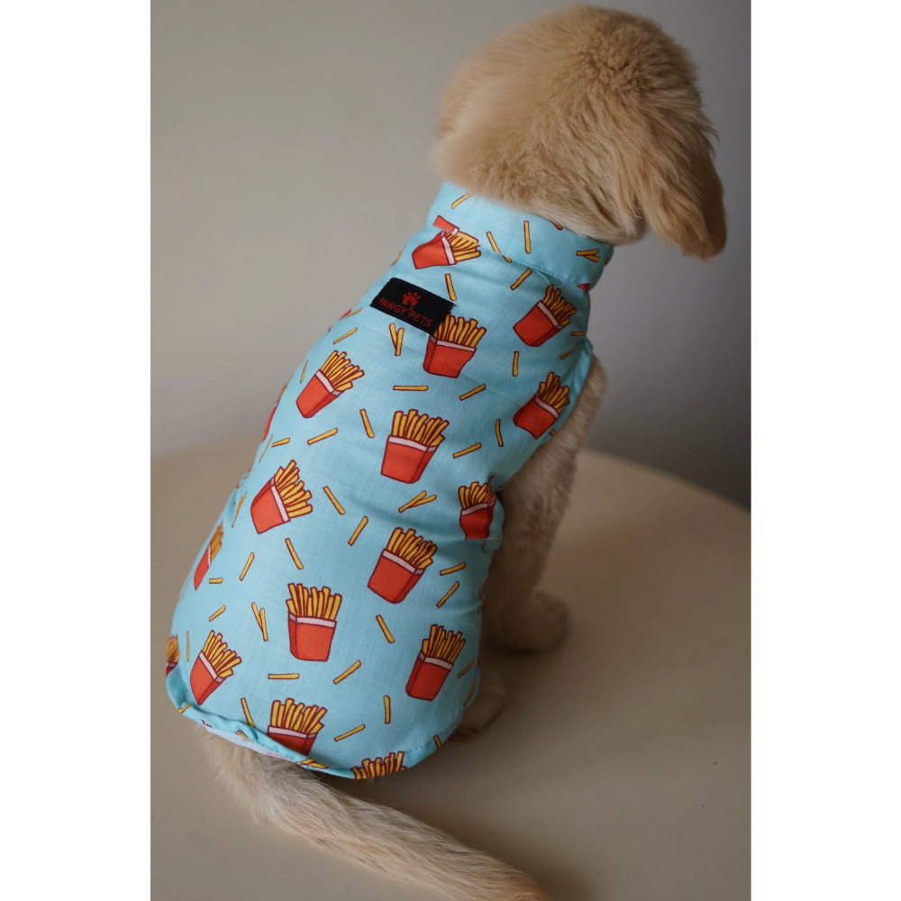 Pawgypets Fries Over Guys Sando for Dogs (Blue) image 3
