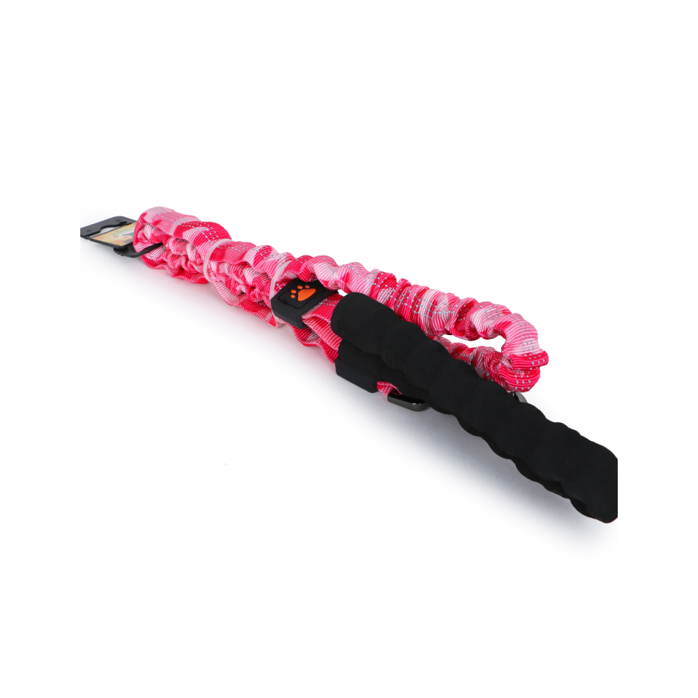 Basil Shock Absorbing Stretch Leash for Dogs (Pink) image 5