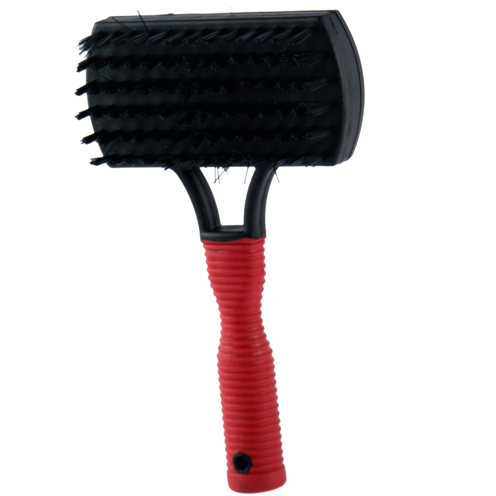 Trixie Soft Brush Double Plastic/Nylon and Metal Bristles for Dogs and Cats (10x17cm) image 2