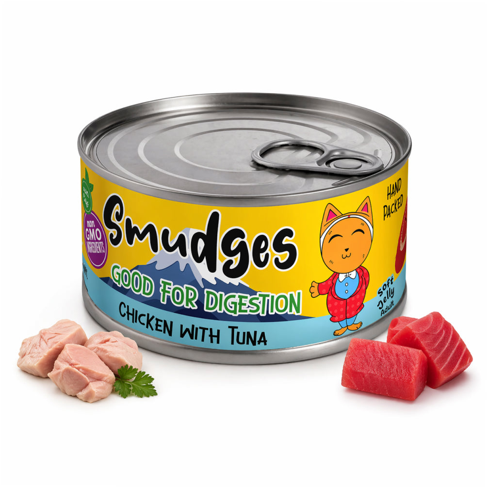 Smudges Chicken Flakes with Tuna in Soft Jelly Adult Cat Wet Food image 8
