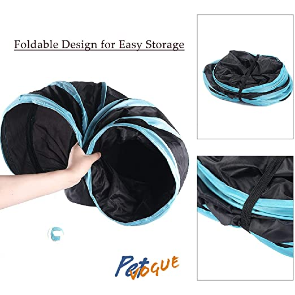Pet Vogue Tunnel Toy for Cats (Dark Blue) image 4