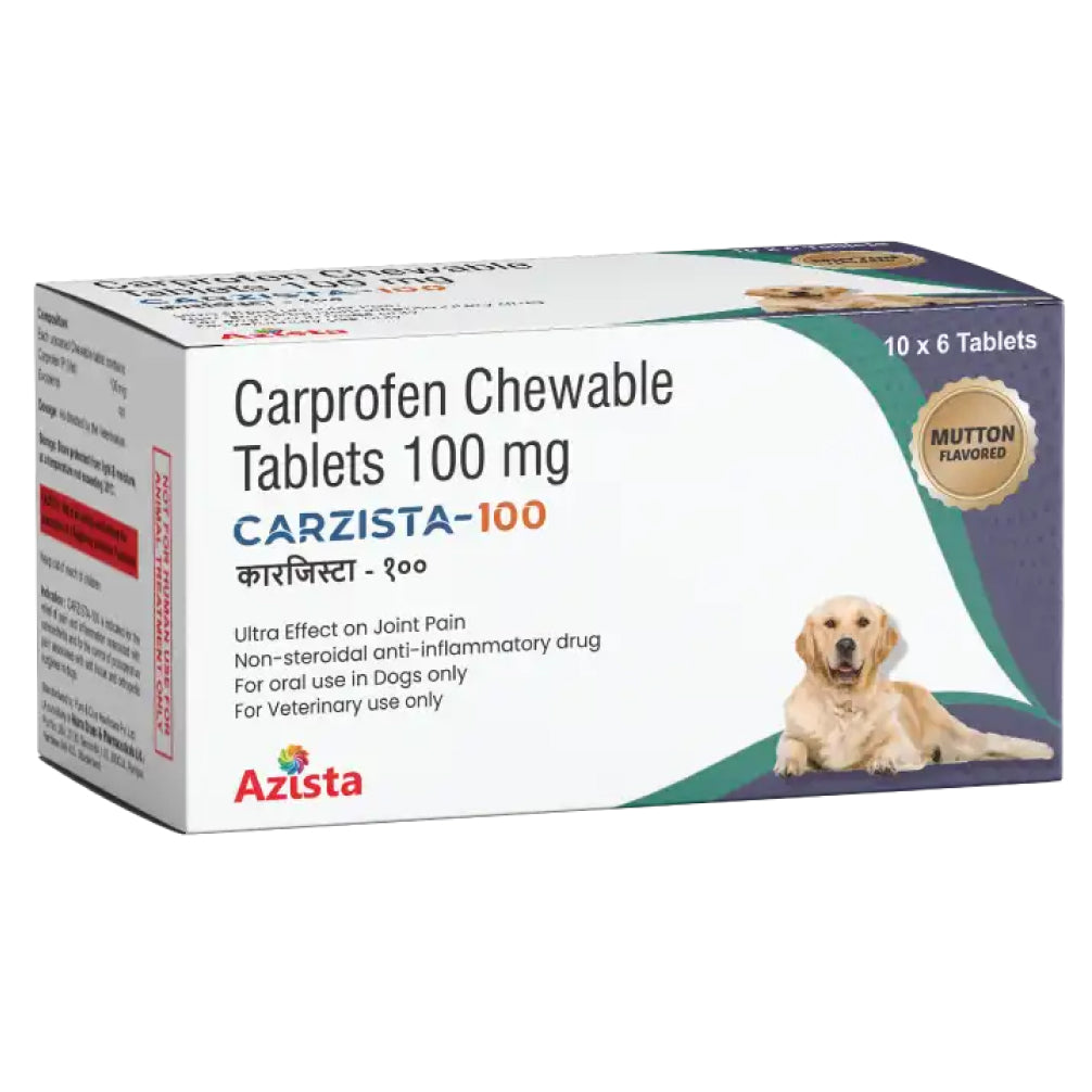 Azista Carzista 100mg Tablets (Carprofen) for Dogs