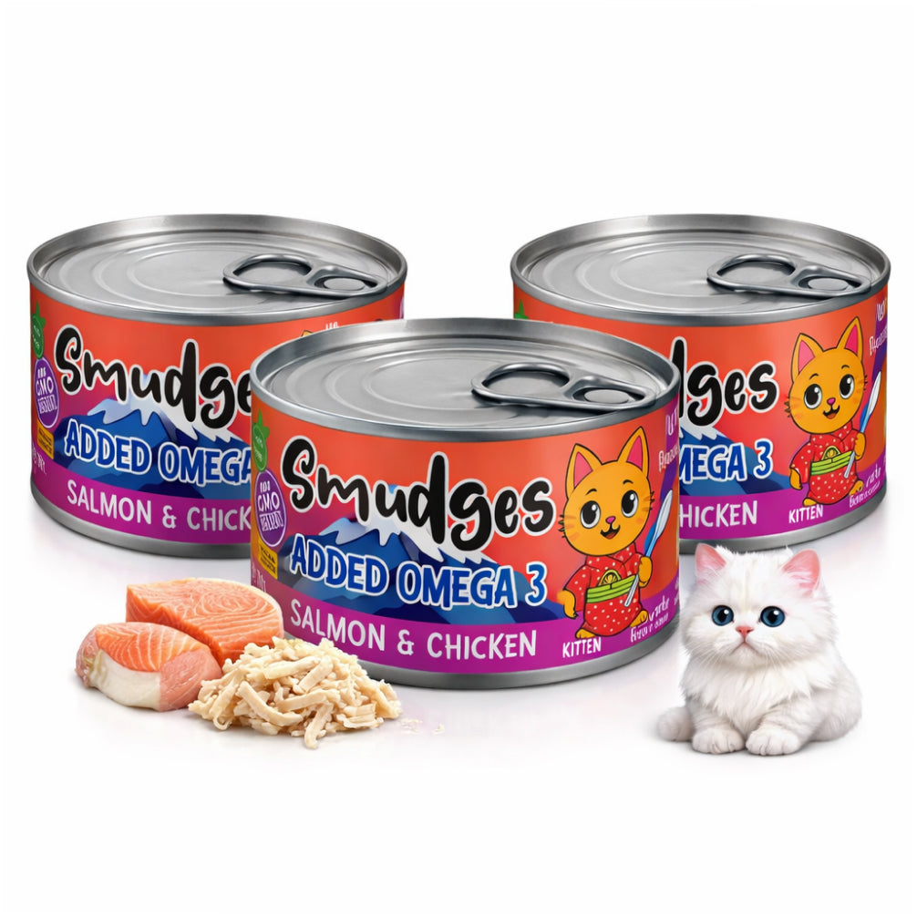 Smudges Salmon Pate Mixed with Shredded Chicken Kitten Wet Food image 6