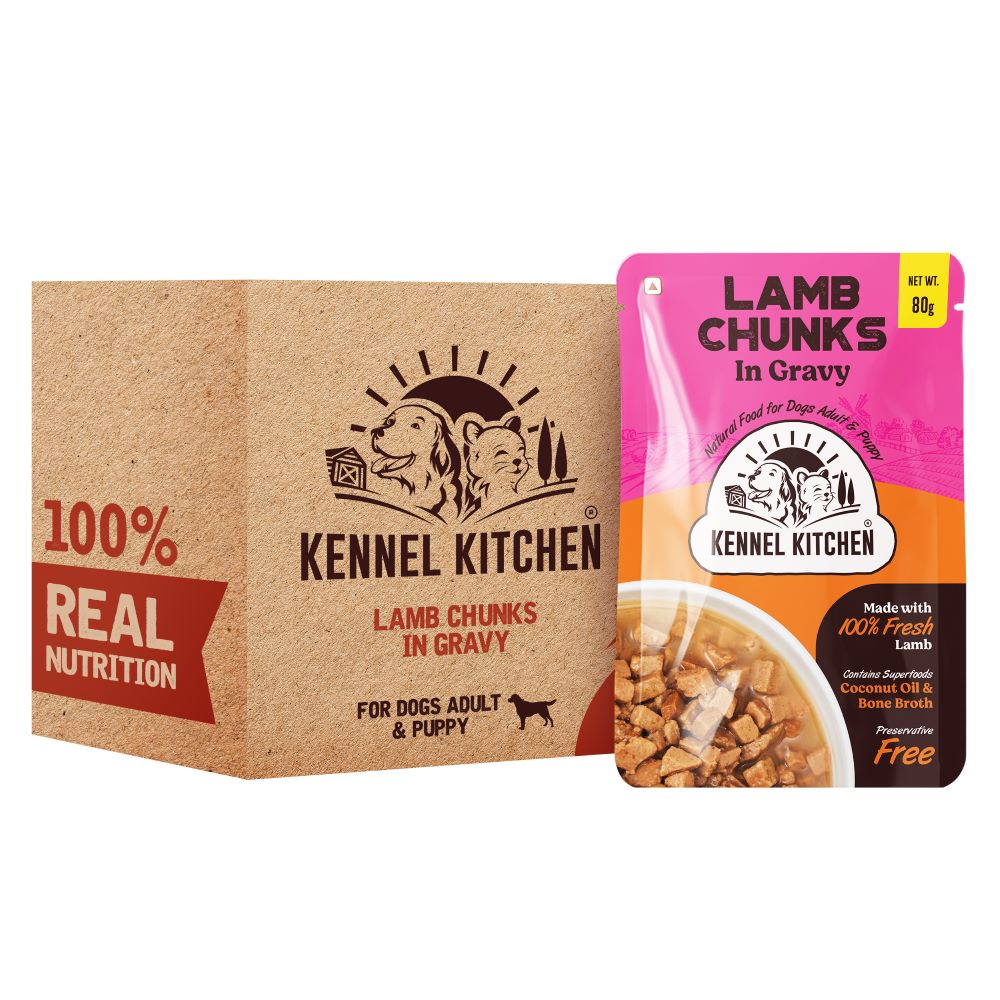 Kennel Kitchen Lamb Chunks in Gravy Puppy & Adult Dog Wet Food (All Life Stage) image 5
