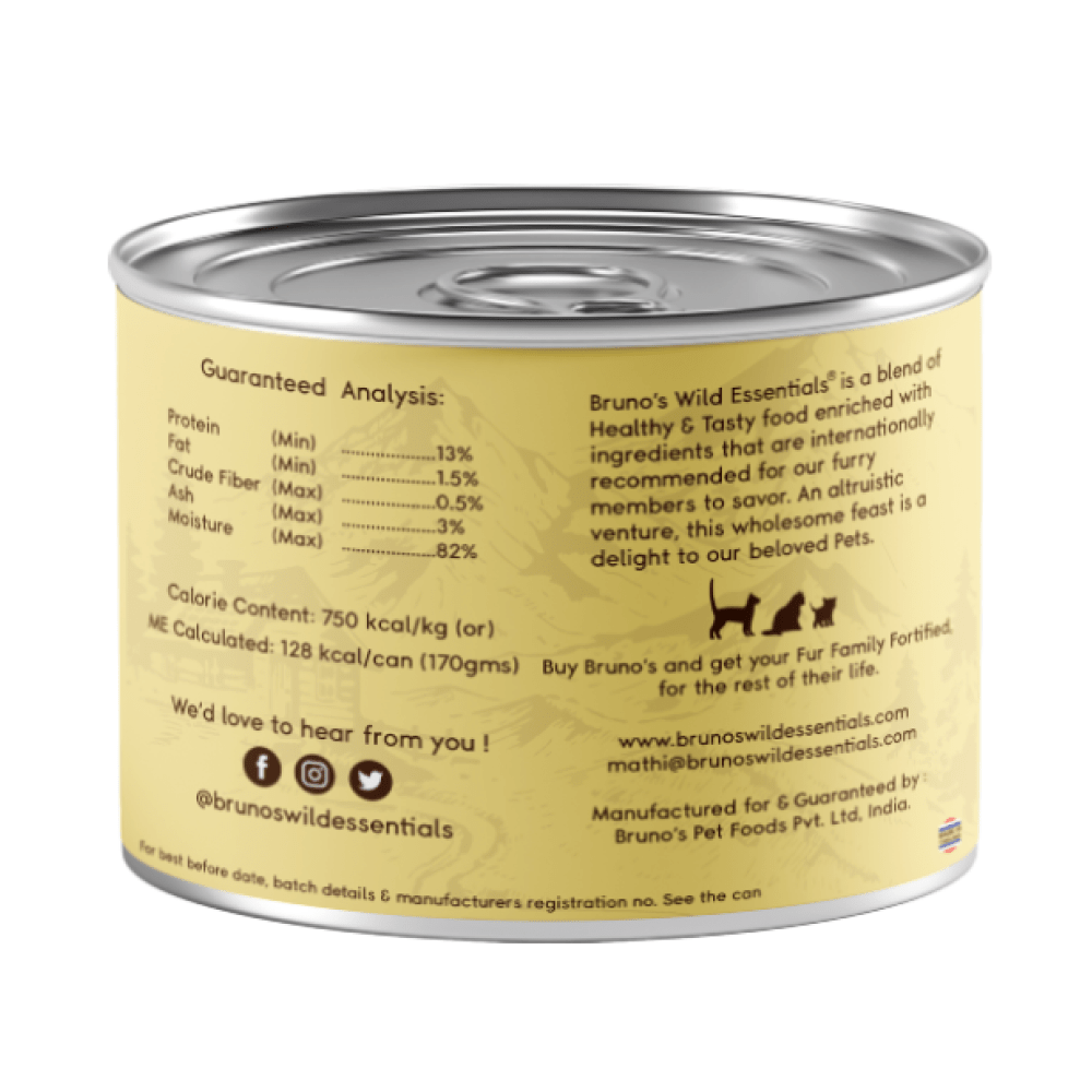 Bruno's Wild Essentials Sardine with Tuna in Pumpkin Cat Wet Food image 2