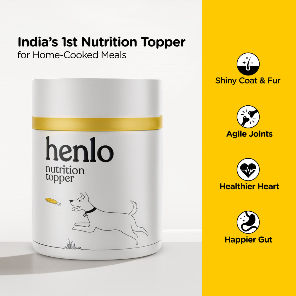 Henlo Everyday Topper for Home Cooked Food and Bark Out Loud Skin & Coat Sardine Oil for Dogs Combo image 2