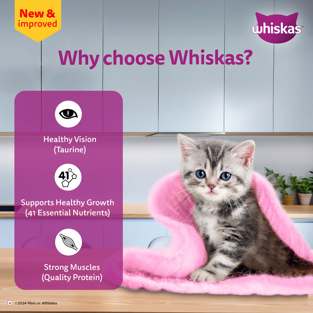 Whiskas Chicken in Gravy Meal Kitten Wet Food image 5