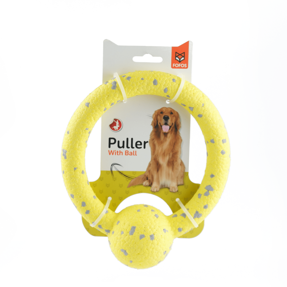 Barkbutler x Fofos Durable Puller Toy for Dogs (Yellow) image 2