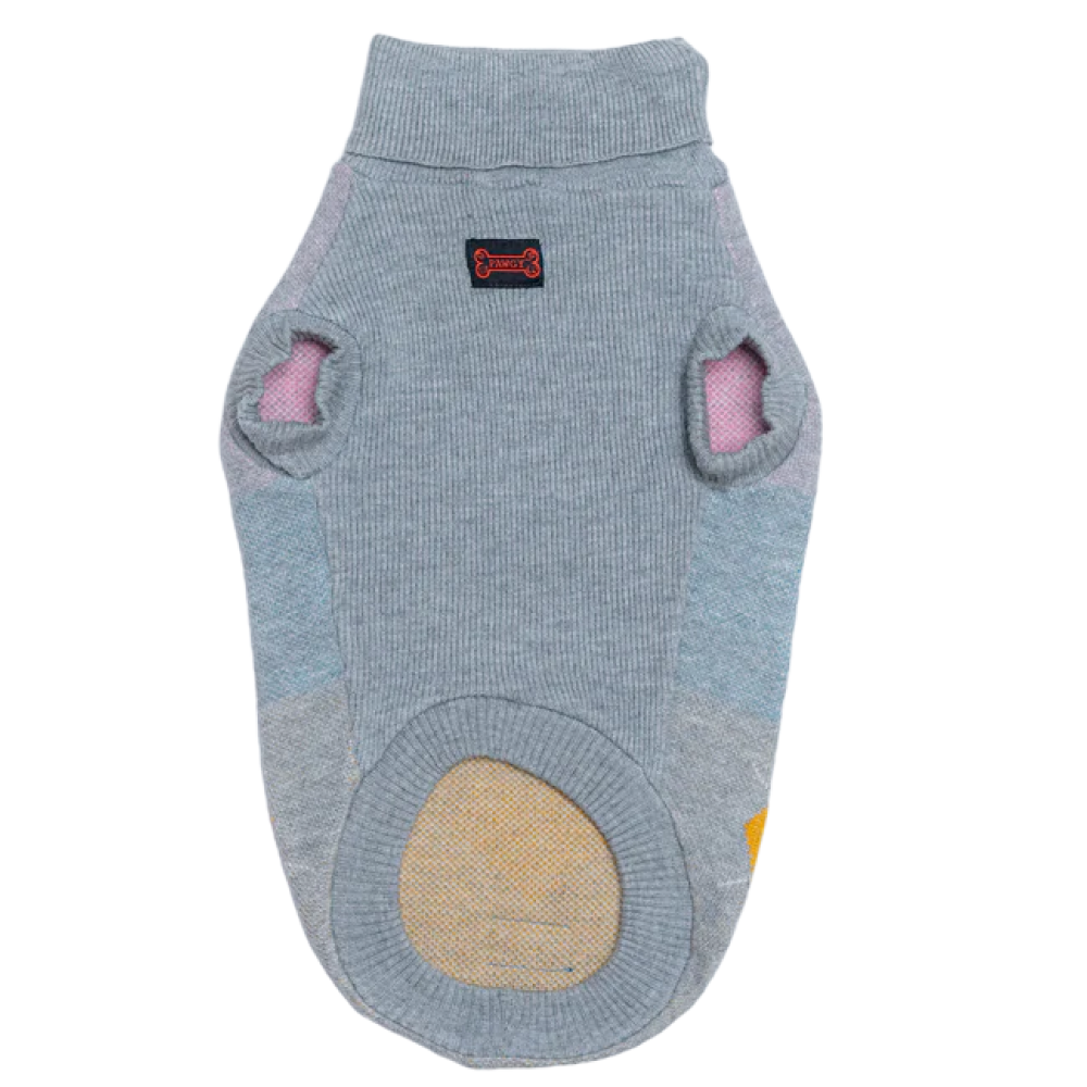 Pawgypets High Neck Cable Kint Sweater for Dogs and Cats (Grey) image 5