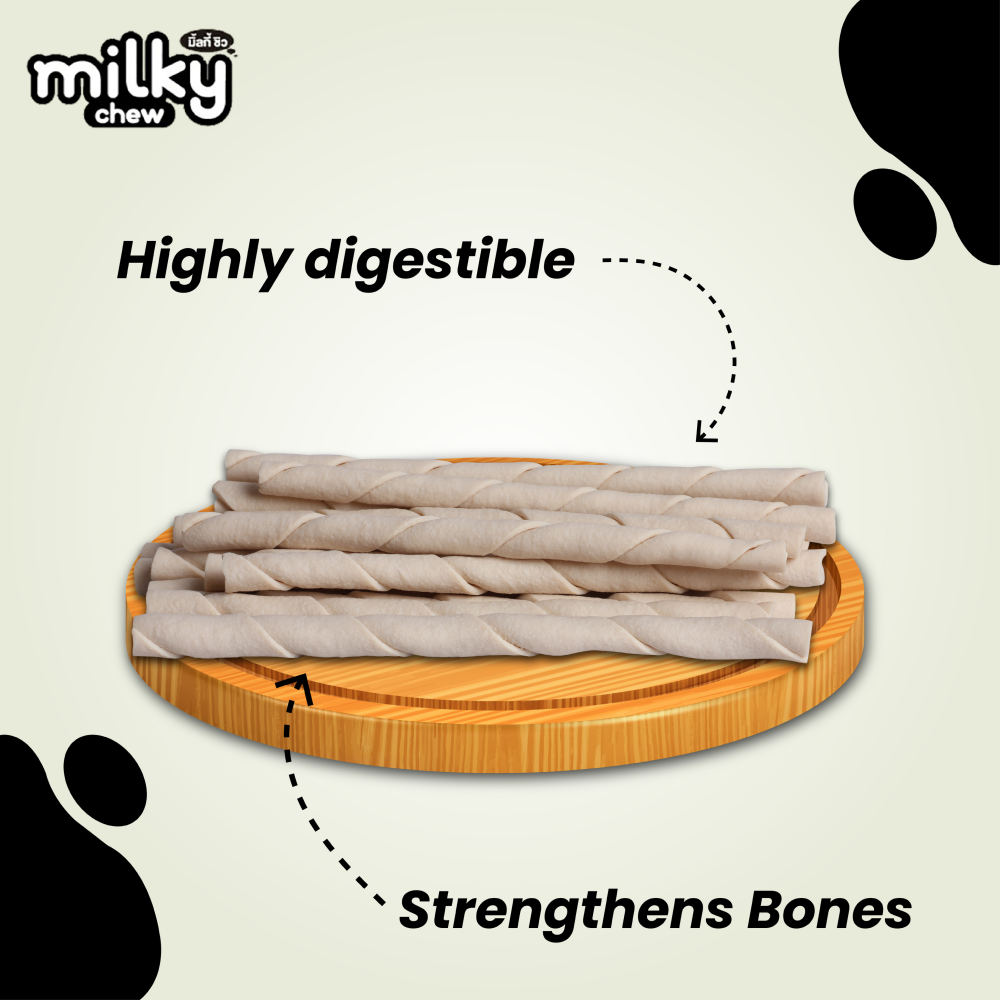Dogaholic Milky Chew Stick Style Dog Treats image 4