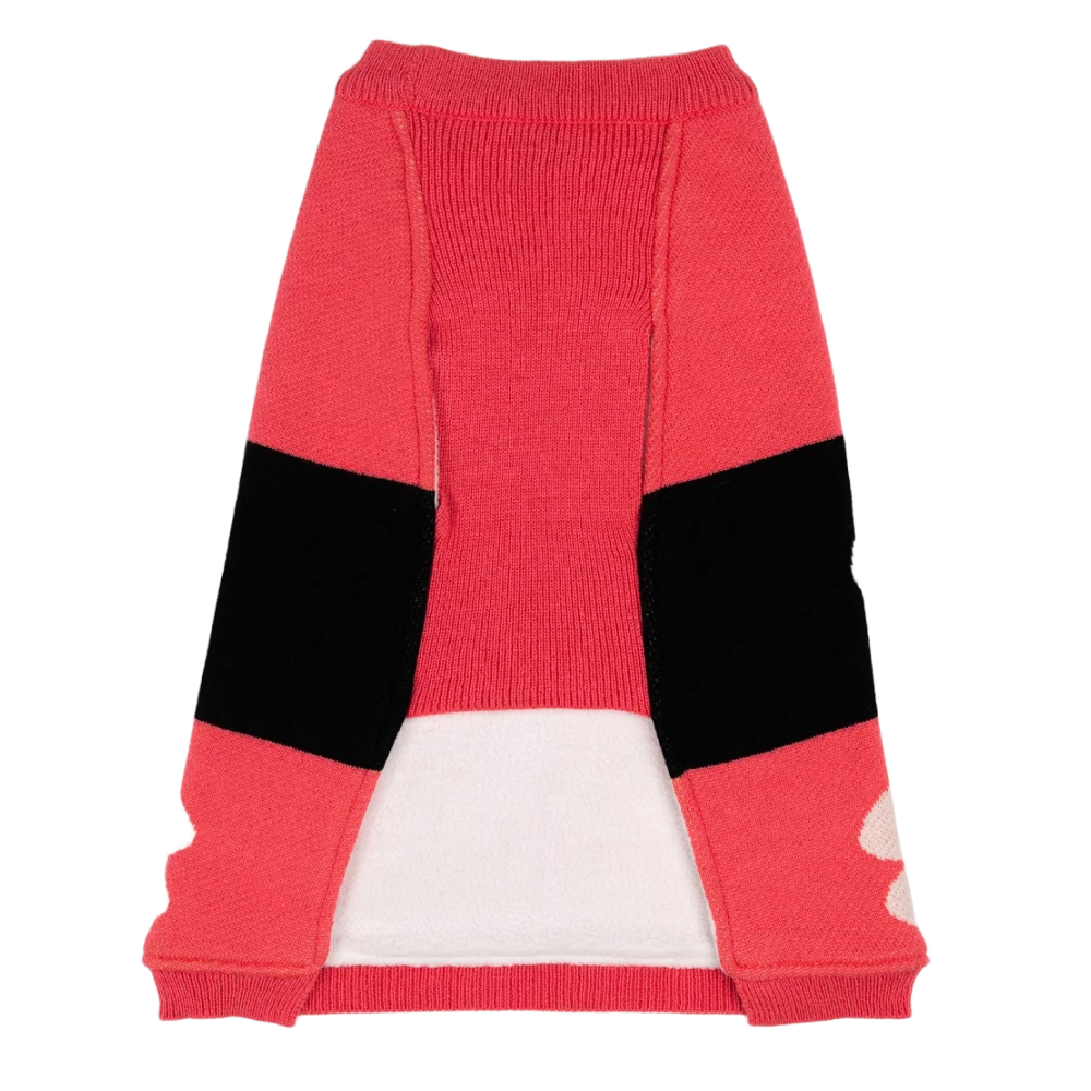 Petsnugs Bones and Paws Sweater for Dogs and Cats (Pink) image 5
