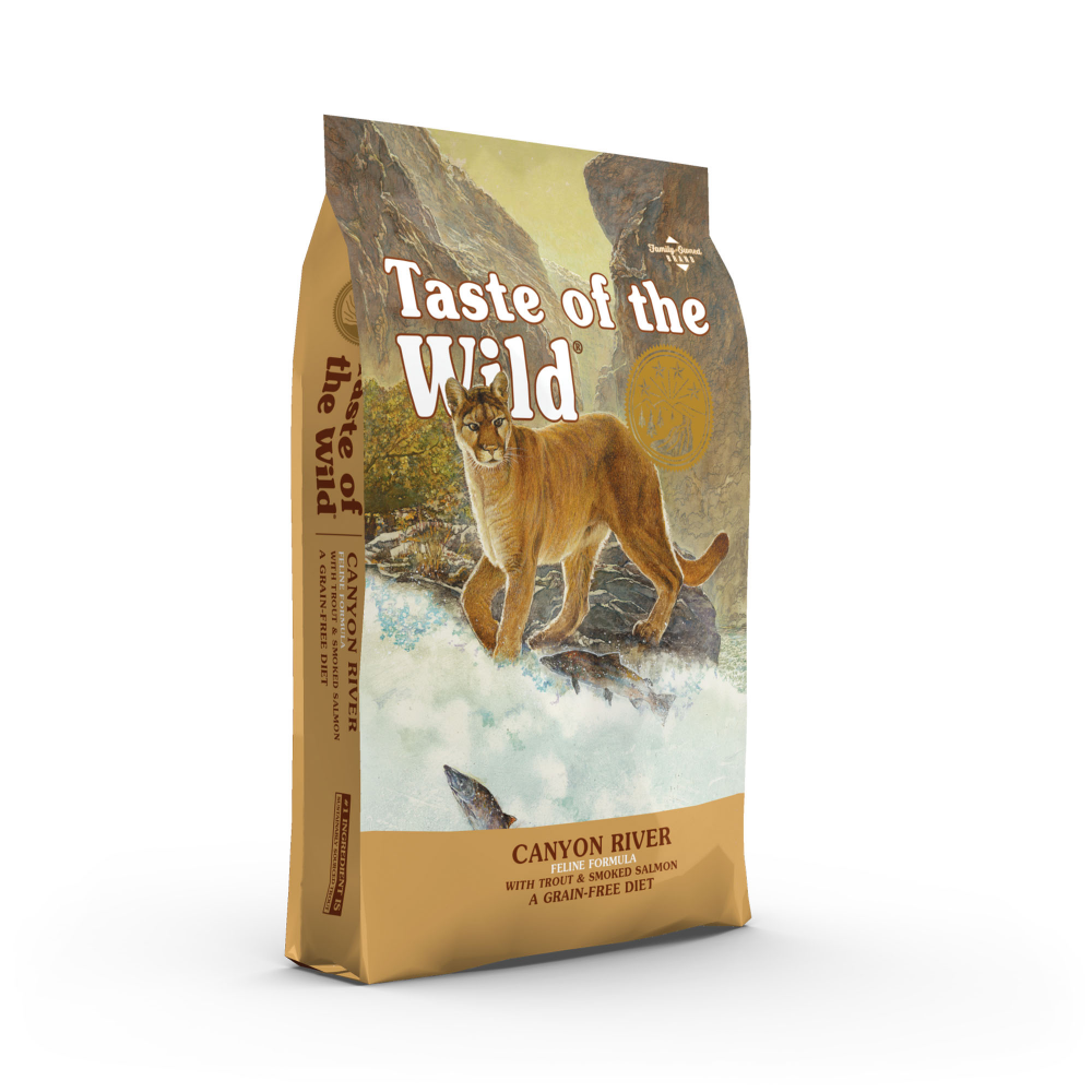 Taste of the Wild Canyon River Feline Recipe with Trout & Smoked Salmon Cat Dry Food | Grain Free Formula image 2
