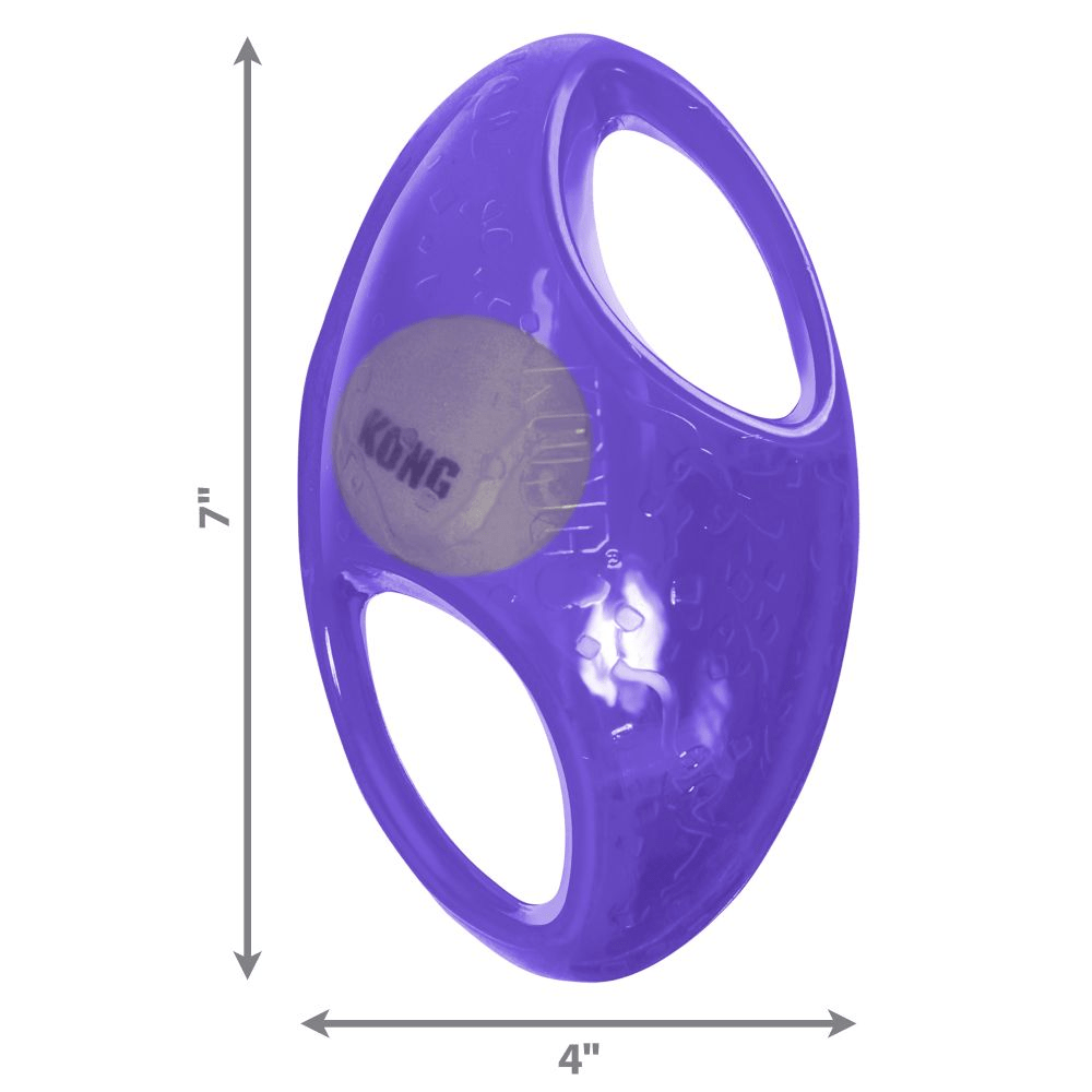 Kong Jumbler Football Toy for Dogs (Purple) image 2
