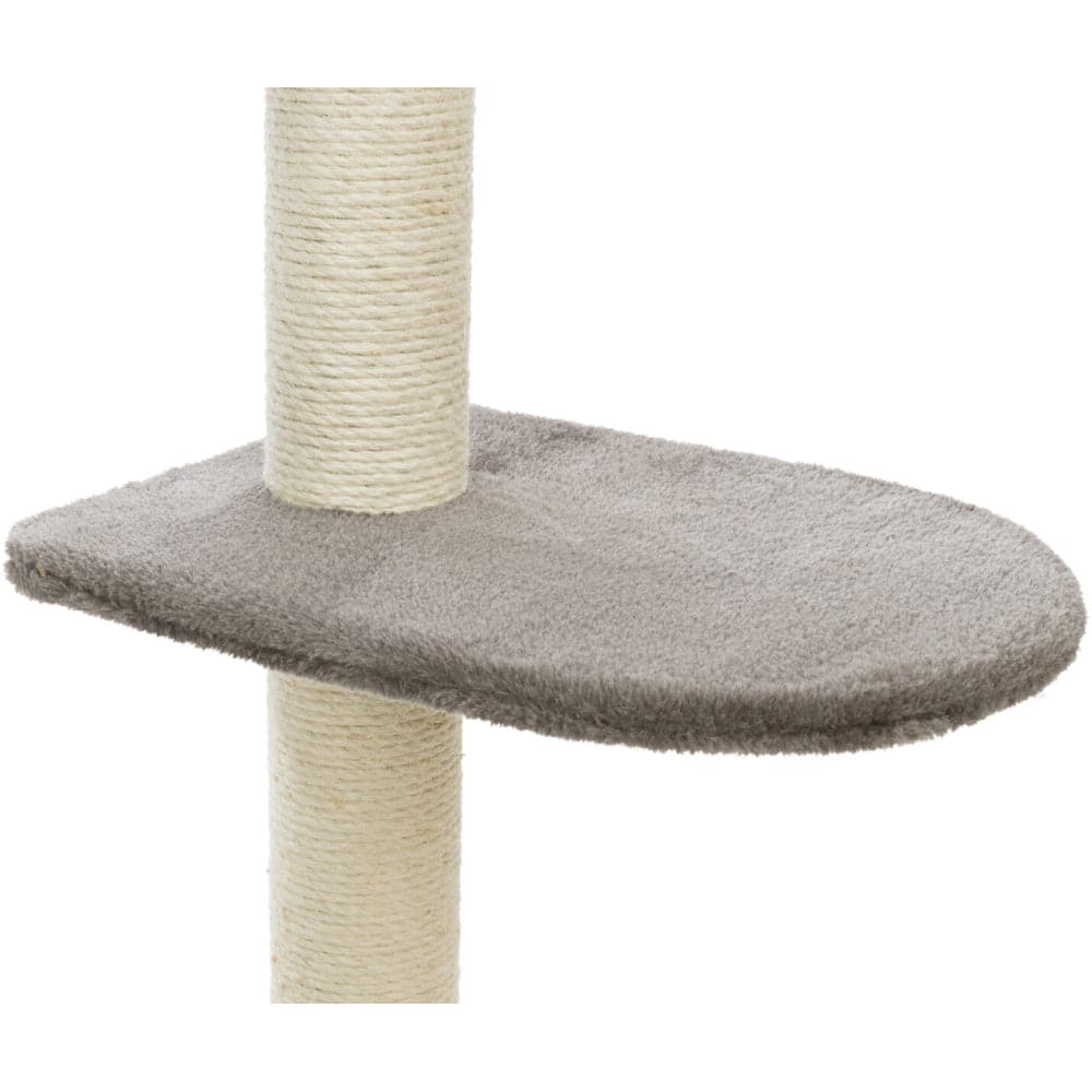 Trixie Altea Scratching Wave on Post with Paw Print for Cats (White/Grey) image 6