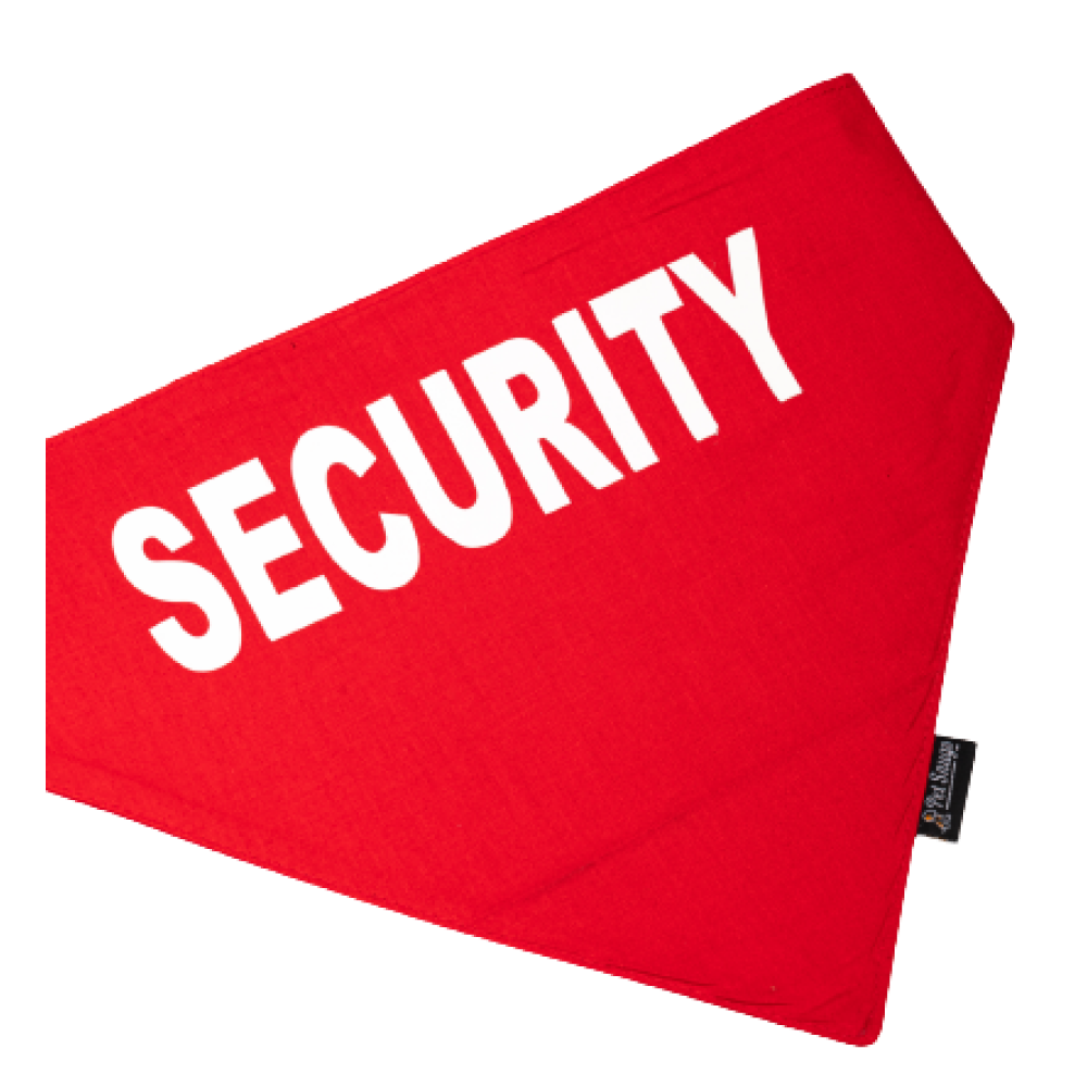 Petsnugs Security Bandana for Dogs and Cats (Bright Red) image 4