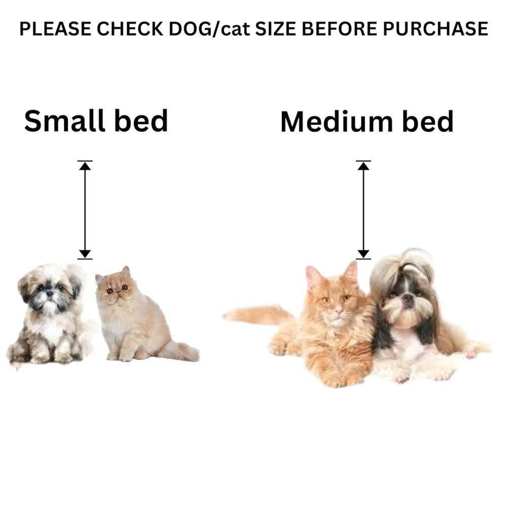 Fluffy's Washable Hut Bed for Dogs and Cats (Brown) image 2