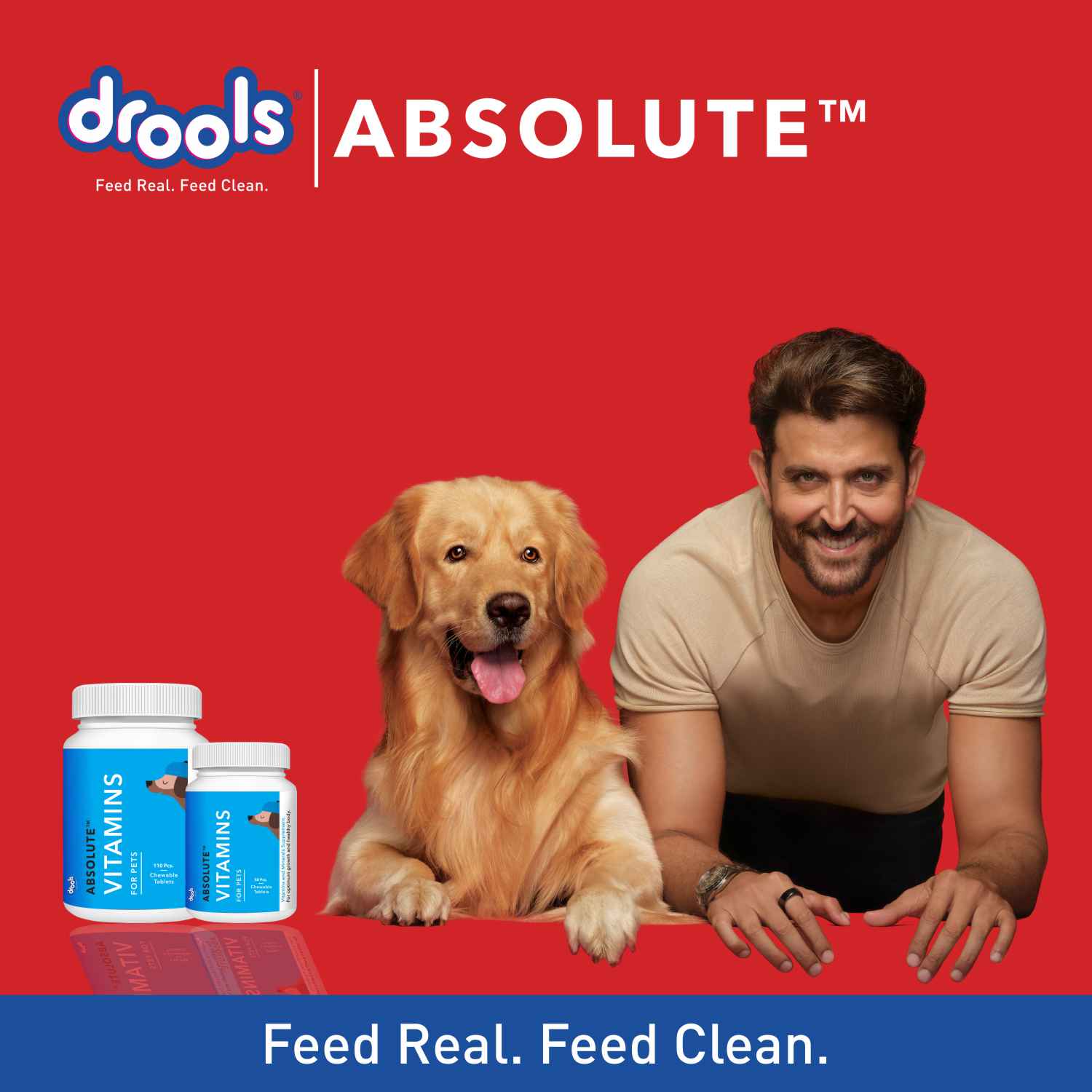 Drools Absolute Vitamin and Absolute Calcium Dog Supplement Tablets Combo image 4