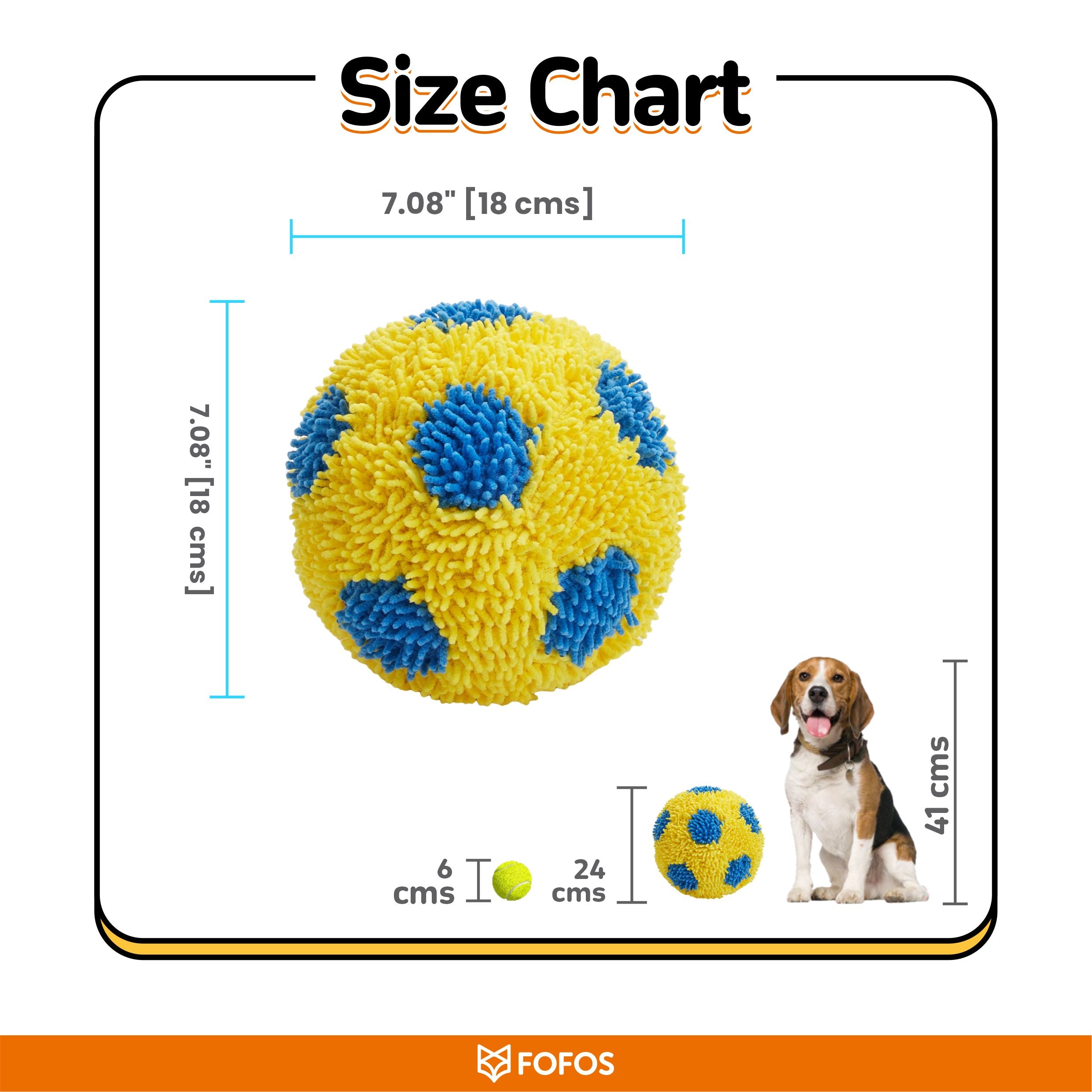 Fofos Football Shaped Sports Toy for Dogs image 9