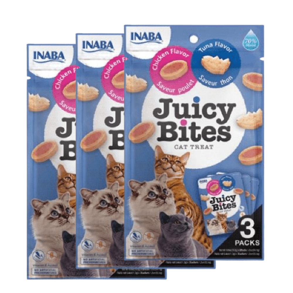 INABA Juicy Bites Tuna and Chicken Flavoured Cat Treats image 6