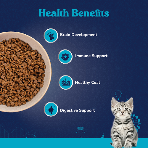 Carniwel Fresh Fish and Shrimp For Kitten Cat Dry Food image 2
